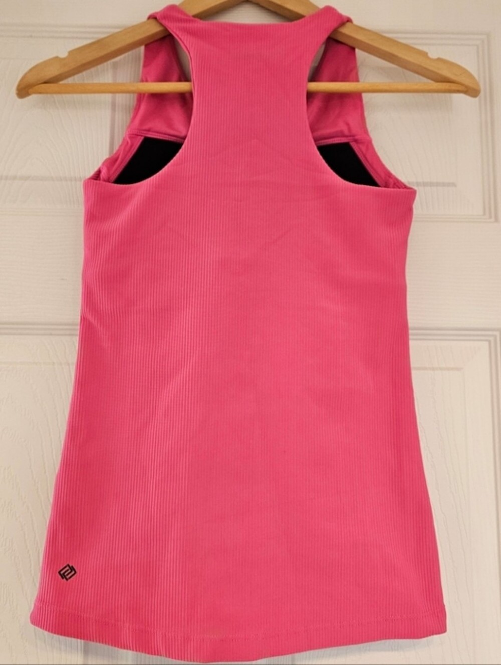 INC International Concepts Bright Pink Ribbed Racerback Tank - Picture 5 of 5